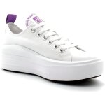 Baskets - converse - chuck taylor all star ox move - blanc - homme - lacets - canvas - plat
