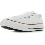 Baskets converse chuck taylor ox optical pour garçon - blanc - lacets - collection 2015 Baskets converse chuck taylor ox optical pour garçon - blanc - lacets - collection 2015