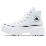 Baskets - converse - ctas lugghed heel hi - blanc - noir - egret