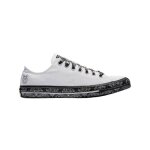 Baskets converse ctas ox pour femme - blanc - lacets - plat