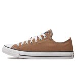 Baskets - converse - ctas ox - marron - canvas - plat Baskets - converse - ctas ox - marron - canvas - plat