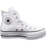 Basket converse plateforme cuir hi - converse - blanc - adulte - plat - lacets Basket converse plateforme cuir hi - converse - blanc - adulte - plat - lacets