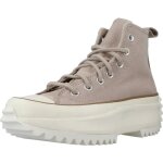 Baskets - converse - run star hike hi - doublure textile - peau - lacets