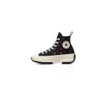 Basket converse run star hike hi femme - noir / rouge - tige en coton - cerises - lacets - trous renforcs ...