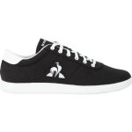 Baskets - le coq sportif - court one - homme - noir - tige basse en textile