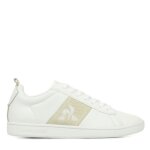 Baskets - coq sportif - courtclassic - cuir v�ritable - lacets - mixte