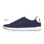 Baskets le coq sportif courtgalo - homme - bleu fonc / blanc - cuir - lacets