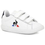 Baskets - le coq sportif - courtset inf sport girl - blanc - synth�tique - fille