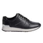 Baskets en cuir allie 43r5alfp3l pour femme - le noir