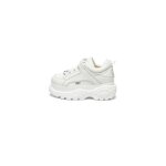 Chaussure  lacets buffalo 1339 - 14 2 - 0 - cuir - blanc - femme