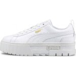 Baskets en cuir blanc pour femme