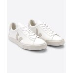 Baskets en cuir blanc / naturel pour femmes