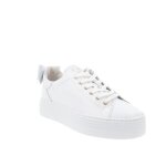 Baskets en cuir pour femme - nerogiardini - blanc - lacets - nero giardini