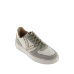 Baskets - victoria - madrid - cuir fendu - mtallis - kaki - femme