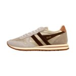Basket cuir gola daytona blaze - or / marron sombre / camel