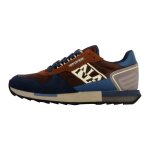 Basket cuir napapijri virtus - marron / marine