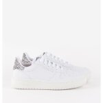 Baskets en cuir et paillet� femme victoria madrid - plata - gris - lacets - victoria