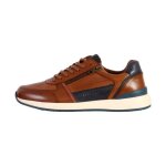 Basket cuir redskins callias - homme - cognac marine - fermeture  lacets / zip - confort exceptionnel ...