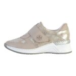 Basket cuir rieker eagle - femme - scratch - compens - blanc multicolor