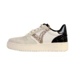 Basket cuir - victoria - hielo - lacets - plat - femme