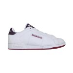 Baskets dcontracte pour enfant reebok npc ii stripe - blanc - lacets - synthtique