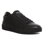 Baskets dcontractes  lacets pour femmes - replay - erik - noir - cuir - homme