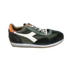 Baskets diadora heritage - equipe h dirty stone wash evo - vert - homme - lacets Baskets diadora heritage - equipe h dirty stone wash evo - vert - homme - lacets
