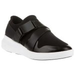 Baskets dkny tilly sport - femme - noir - semelle en caoutchouc - logo dkny