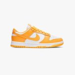 Basket dunk low - nike - femme - cuir - lacets - blanc