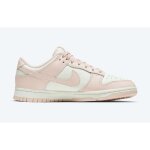 Basket dunk low - nike - rose - cuir - lacets - adulte - plat - mixte