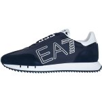 Basket ea7 emporio armani - bleu - mixte - synthtique - lacets