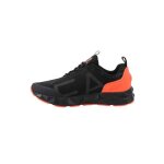 Basket ea7 emporio armani - homme - textile - noir - lacets - plat