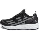 Basket ea7 emporio armani - noir - homme - polyester - plat - lacets