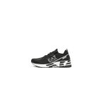 Basket ea7 emporio armani - noir - lacets - tige en textile et synthtique