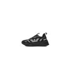 Basket ea7 emporio armani - noir - mixte - lacets - plat