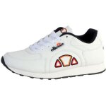 Basket ellesse - running 2 ellesse retro - homme - blanc - lacets - synth�tique - plat