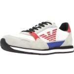 Basket emporio armani 110730 blanc - homme - textile - lacets - plat Basket emporio armani 110730 blanc - homme - textile - lacets - plat
