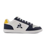Baskets enfant le coq sportif breakpoint sport - bleu fonc� / jaune - cuir - lacets - plat