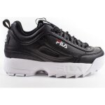 Baskets enfants - fila - disruptor kids - noir - lacets - semelle paisse