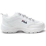 Basket enfant - fila - strada kids - blanc - lacets - synthtique