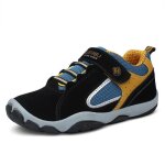 Baskets enfant - insfity - chaussures sport sneakers - noir - mixte - cuir