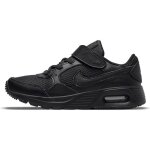 Baskets enfant nike air max sc v - noir - tige basse en cuir et textile - fermeture par velcro