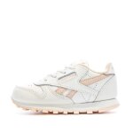 Baskets blanches / rose fille reebok classic leather 100069854 Baskets blanches / rose fille reebok classic leather 100069854
