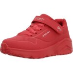 Basket enfant - skechers - 104837 - rouge - garon - lacets