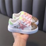Baskets pour enfants - vitata - 2023 printemps - paillettes - chaussures de sport dcontractes - semelle ...