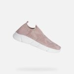Basket  enfiler enfant geox j aril - rose - fille - confortable et respirante