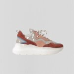 Baskets femme - bronx - grayson - cuir - lacets - marron fauve / gris / rose / bleu Baskets femme - bronx - grayson - cuir - lacets - marron fauve / gris / rose / bleu