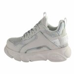 Baskets femme buffalo cld chai - buffalo - gris - grey / holo - lacets - synthtique - plat