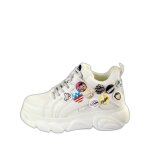 Baskets femme buffalo cld corin button - white - 40