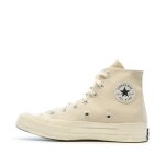 Baskets femme - converse chuck 70 natural - couleur blanc cassé - tige en textile - chaussure montante ... Baskets femme - converse chuck 70 natural - couleur blanc cassé - tige en textile - chaussure montante ...